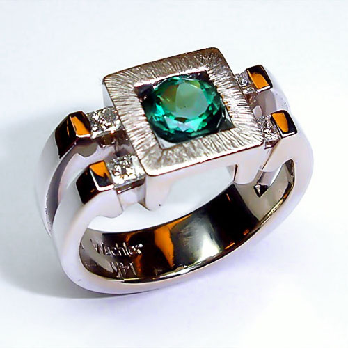 Colored Stone Rings - Link Wachler Design